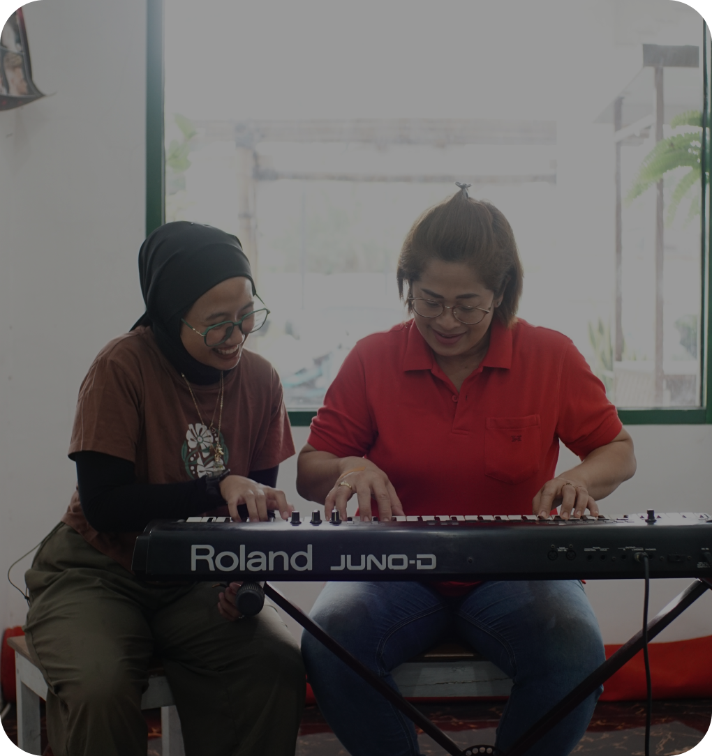 Music learning session